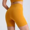 High Waist Butt-Lifting Yoga Shorts - Three-Quarter Length for Slimming and Fitness