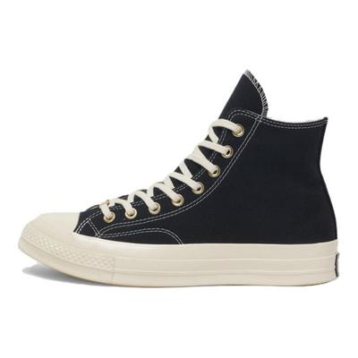 Chuck 70 High Siyah Altın Yıldız Unisex Spor Ayakkabı A12462C