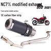 Motorcycle NC700S/NC750S/750X Stainless Steel Front & Rear Sections (2012-2020)
