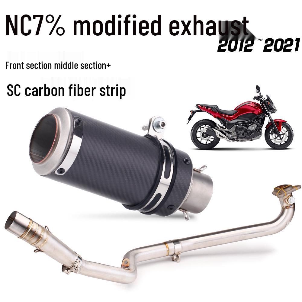 Motorcycle NC700S/NC750S/750X Stainless Steel Front & Rear Sections (2012-2020)