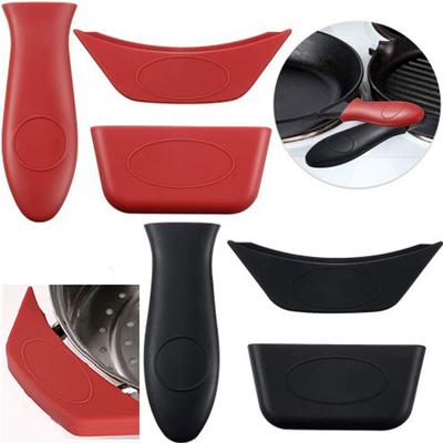 Non-Slip Silicone Handle Holder Pot Pan Handle Cover Heat Wrap Pot Sleeve Cover Grip Cookware Parts Hot Sold Kitchen Supplies