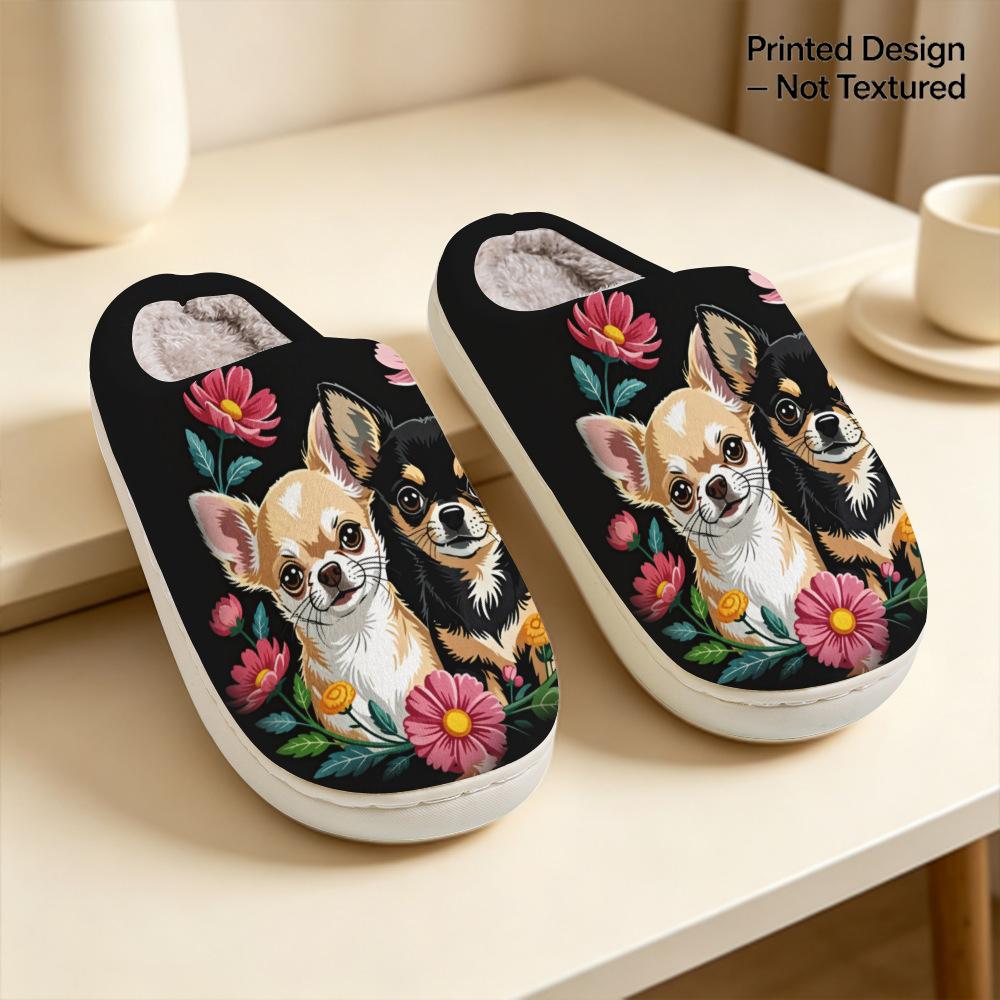 Casual Cotton Shoes - Cute Cartoon Home Slippers for Both Men and Women