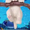 Yousheng 1 Set Fish Tank Decoration Exquisite Mini Cat Statue Ornament with Small Floating Ball Aquarium Accessories