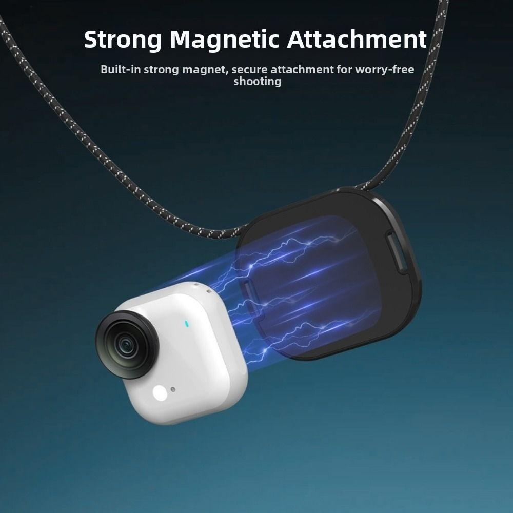 Adjustable Magnetic Neck Mount Suspension Neck Hanging Bracket for Insta360 GO Ultra Vlog Shooting