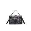 2025 autumn and winter new high-end printed bag women's atmosphere trendy and versatile single shoulder messenger handbag small square bag