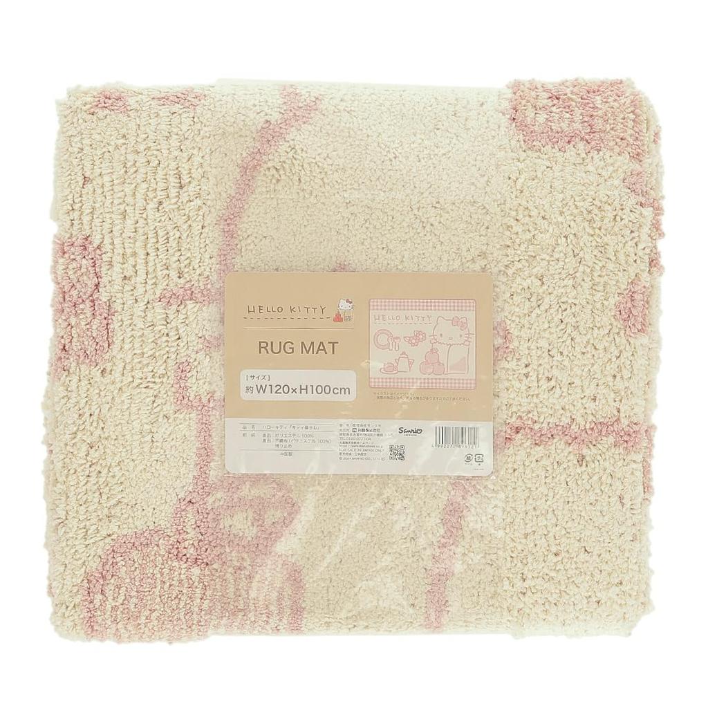 Marushin Rug Small Sanrio Hello Kitty Fluffy Stylish 3795020200 Non-Slip