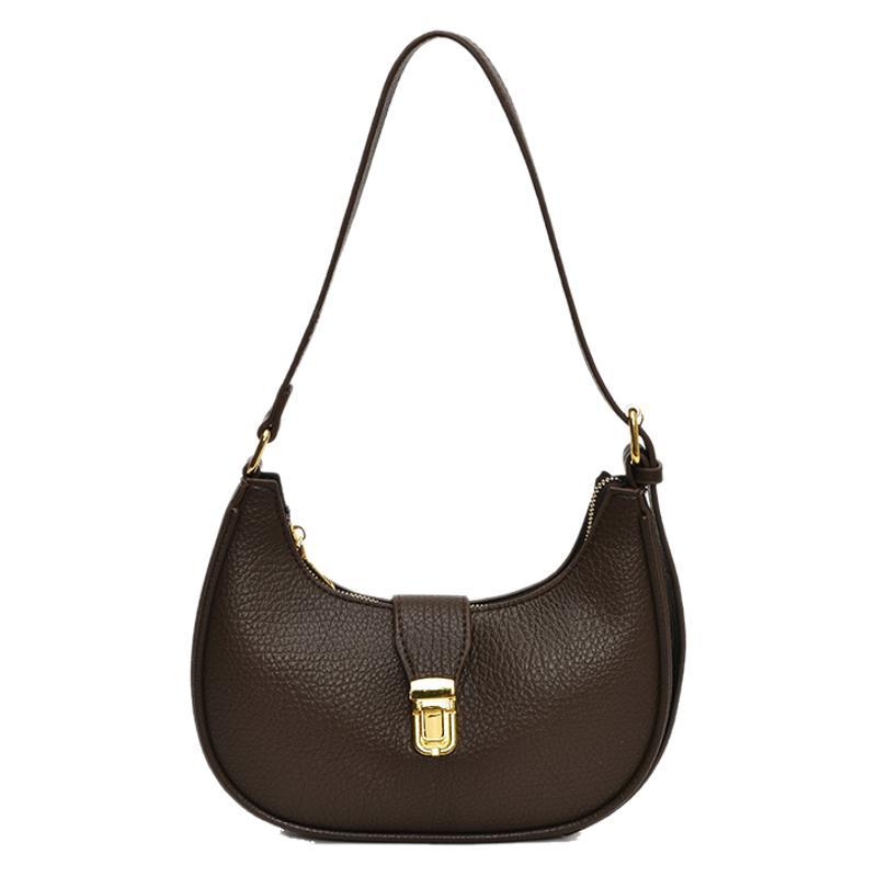 Premium textured matte underarm bag women's bag 2025 vintage Maillard shoulder bag commuter messenger bag