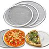 Metal Net Pizza Pan Reusable Bakeware Mesh Net Barbecue Grate  Kitchen