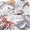 Floral Girls Dress Floral Kids Dresses Girls Princess Dress Children Clothes Girls Dress Casual Wear