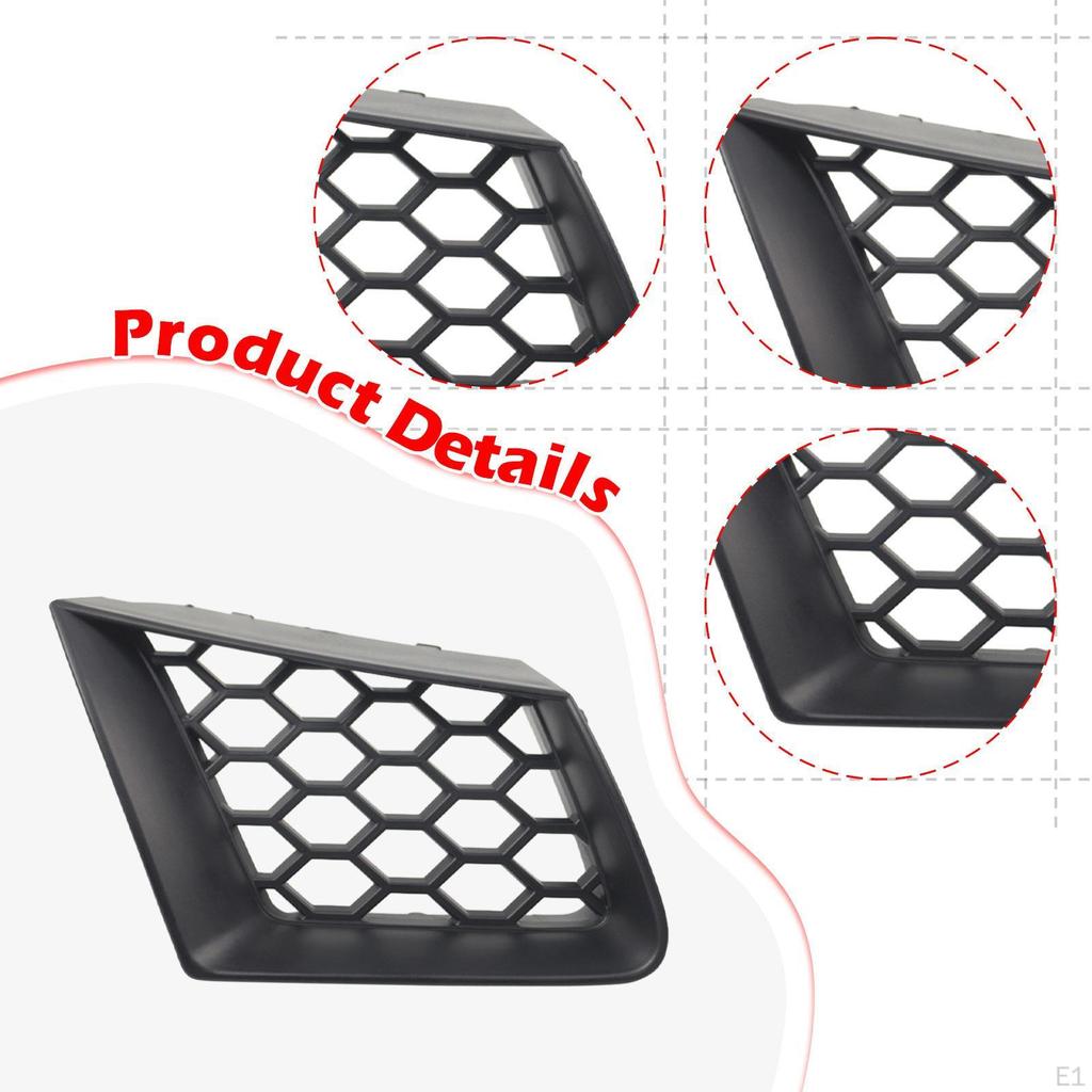 Radiator Grille Right Side 6L0853676A 6L0853676 Replaces Easy To Install Protection Front