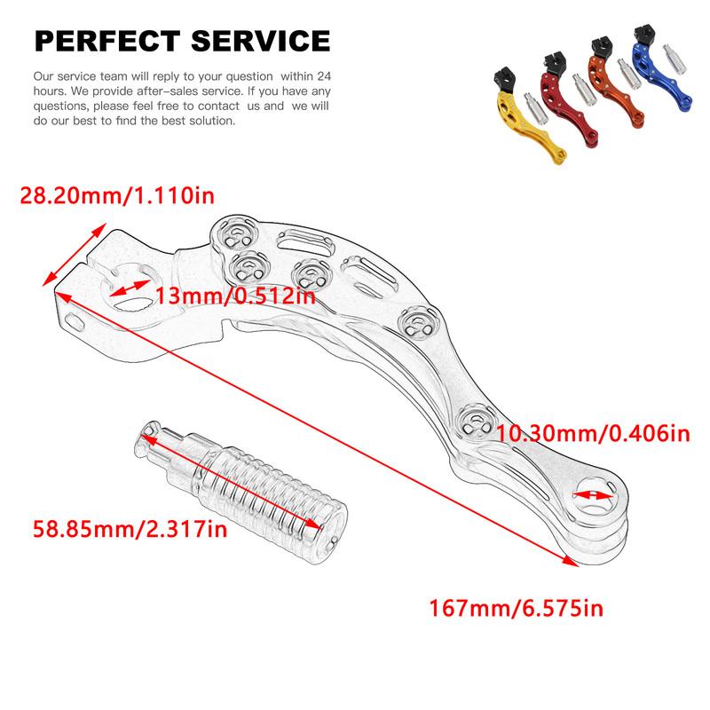 Motorrad Motorstarthebel Kickstarter für Yamaha Honda 139QMB Roller JOG50/90/100 Fuxi 100CC Ghost Fire RSZ ZY100