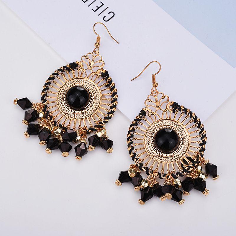 

Fall and Winter New Arrival Ethnic Style Accessible Luxury Special-Interest Design Fancy Retro Bohemia Tassel Earrings Jewelry Female EY167-2