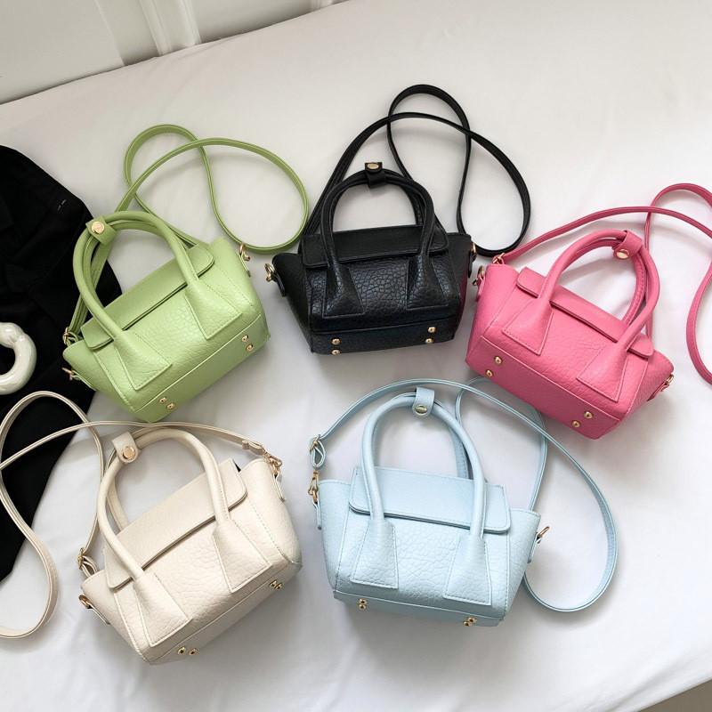 New Autumn Style Women's Bag Street Fashion Pu Crossbody Handbag Chic Small Square Bag