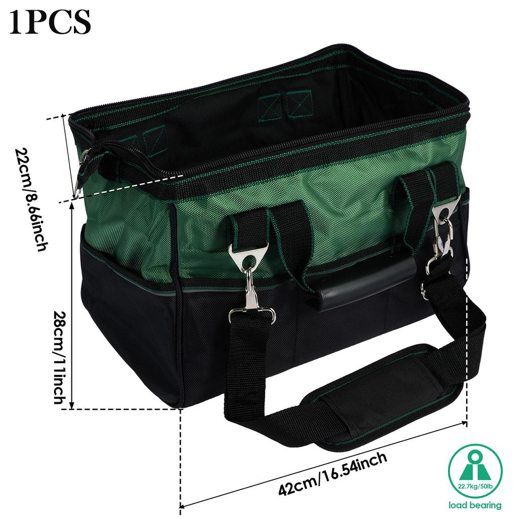 16/18 Inch Waterproof Multifunctional Tool Bags 1680d Oxford Cloth Storage Bag Tool Kit Tool Box Repair Storage Electrician Bag