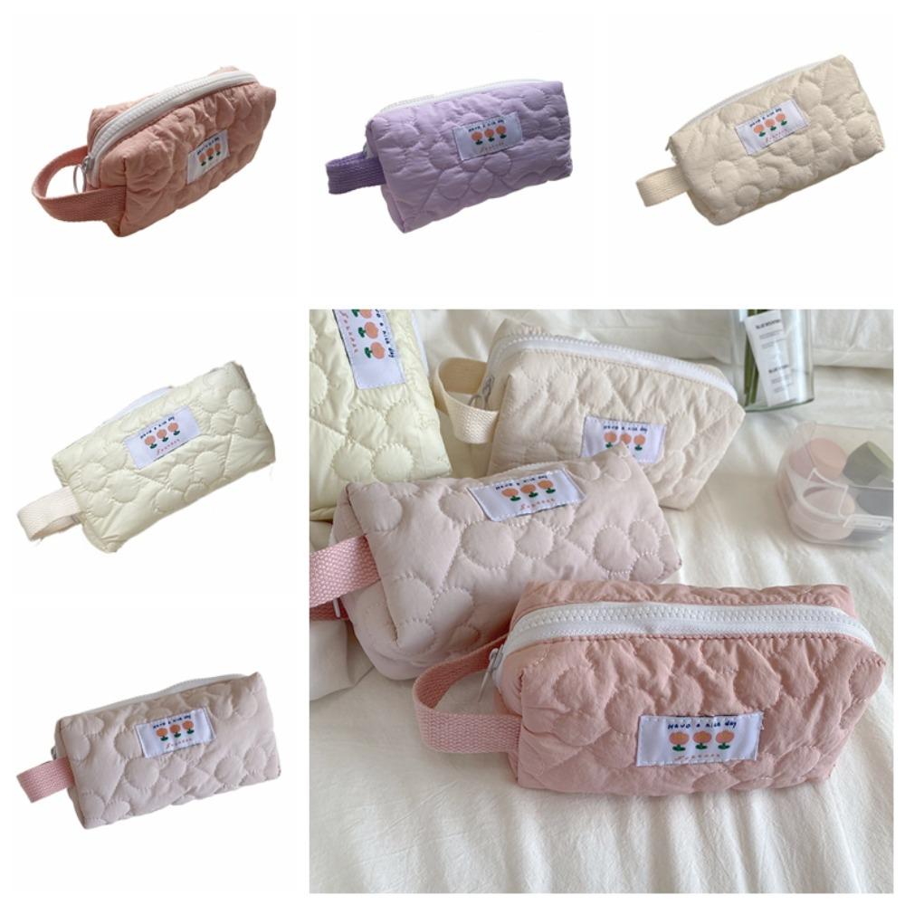 

Пенал с цветочной вышивкой для хранения косметичка большой емкости пенал для студентов стационарные принадлежности