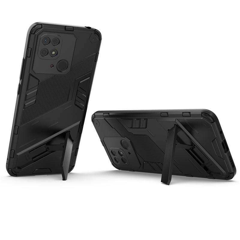 Phone Holder Case For Xiaomi Redmi 10C Case Bumper Hard Armor Full Back Cover For Redmi 10C Case For Redmi 10C 10A 10 9 9C 9A 9T