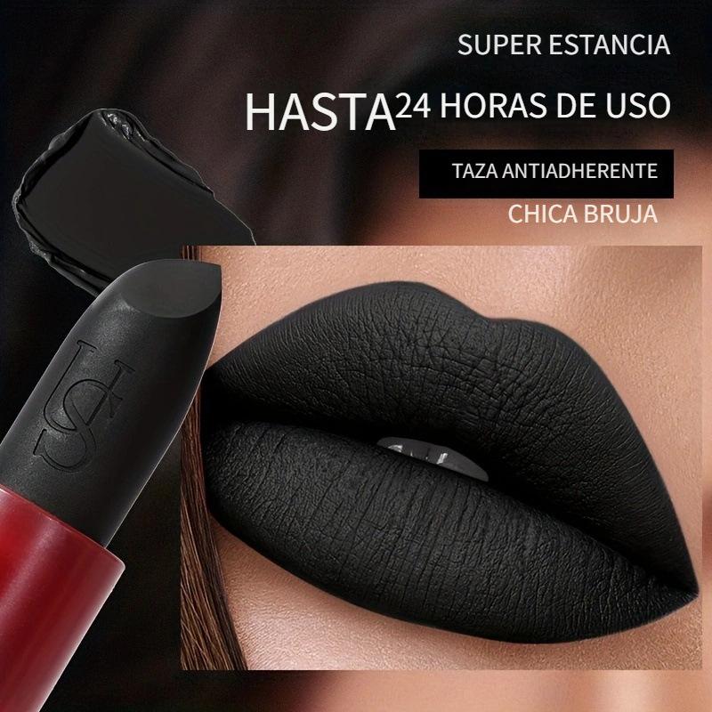 Black Waterproof Lipstick with Long-lasting Effect for Charming Queen’s Lip Contouring and Beautification