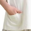 NANGA ECO HYBRID BOX LOGO KIDS TEE Short Sleeve Size 110 NW2411-1S700-A White, Boys' T-Shirt,