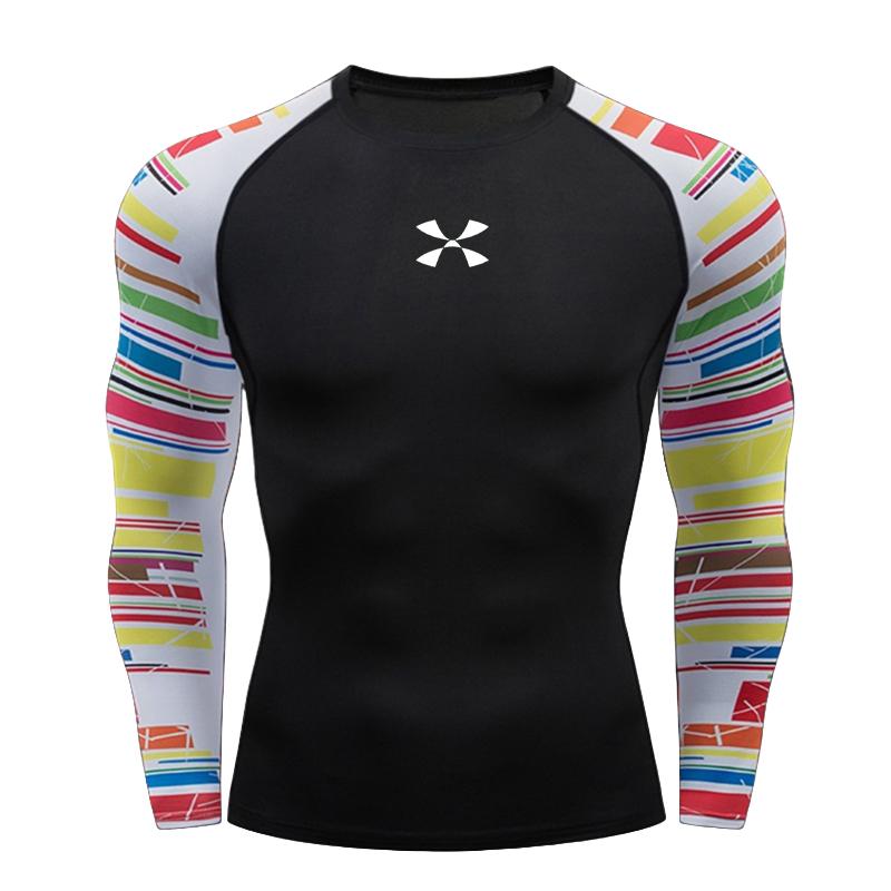 Cody Lundin Men's Compression Gym Wear Swim T Shirt Wholesale Men Gym Wear Slim Fit Rash Guard Compression T Shirt