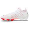 Future Ultimate MxSG Unisex White Black Fire Orchid Football Boots 107351-01