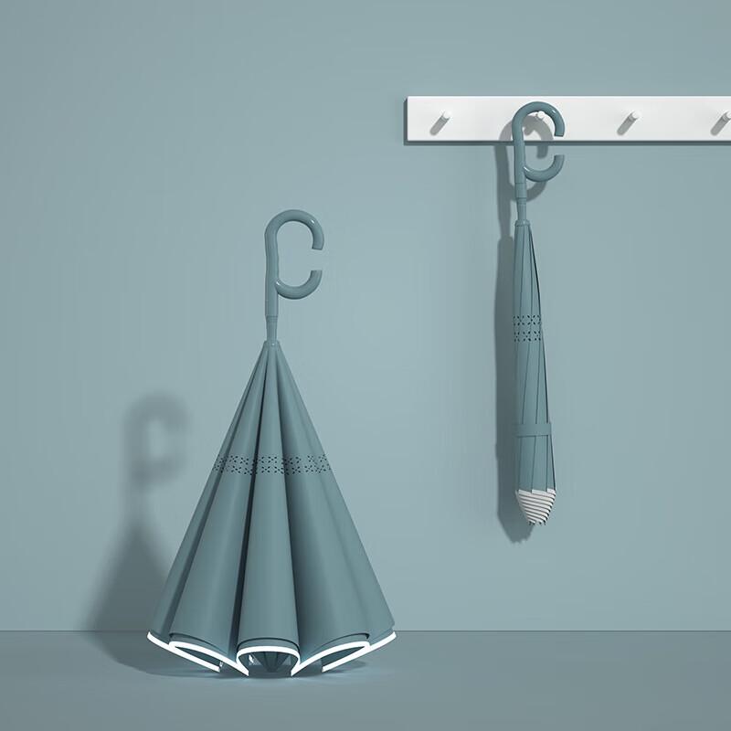 Xu Qing 8-Rib Double-Layer Hands-Free Reverse Umbrella