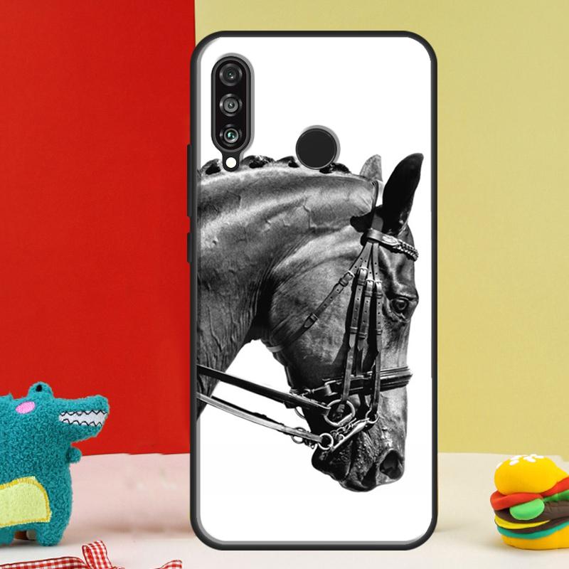 Horse Sketch For Huawei Nova 5T 9 10 SE 12i 12s 11i Y91 Y90 Y60 Y70 Y72 Y61 P60 P30 Pro P20 P40 Lite Case