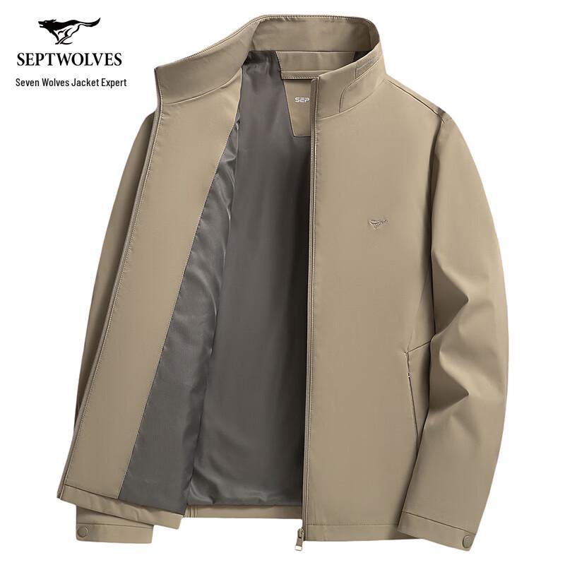 

Septwolves Men s Casual Stand Collar Jacket 2XL (180)
