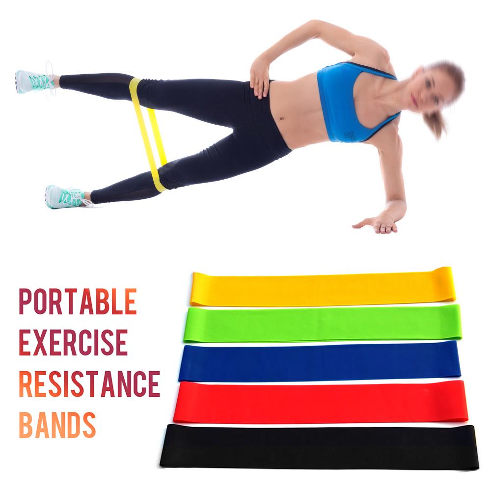 4pcs Yoga Equipment Set Discs Core Sliders Resistance Loop Band Exercise Latex Strap Perfect Abdominal Core Training