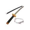 Demon Slayer Sword, ABS, Length: 104cm, Demon Slayer Nichirin Sword, High-Quality Replica Sword, Replica Sword, Giyu Tomioka Sword, Tanjiro Kamado