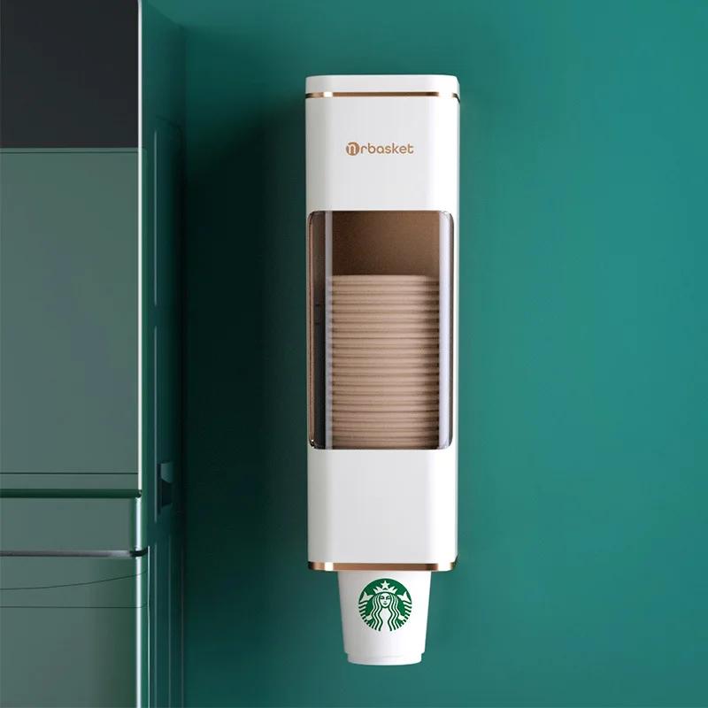 Paper Cup Holder Cup Holder Disposable Cup Water Cup Storage Box Artifact Automatic Cup Dispenser Storage Rack