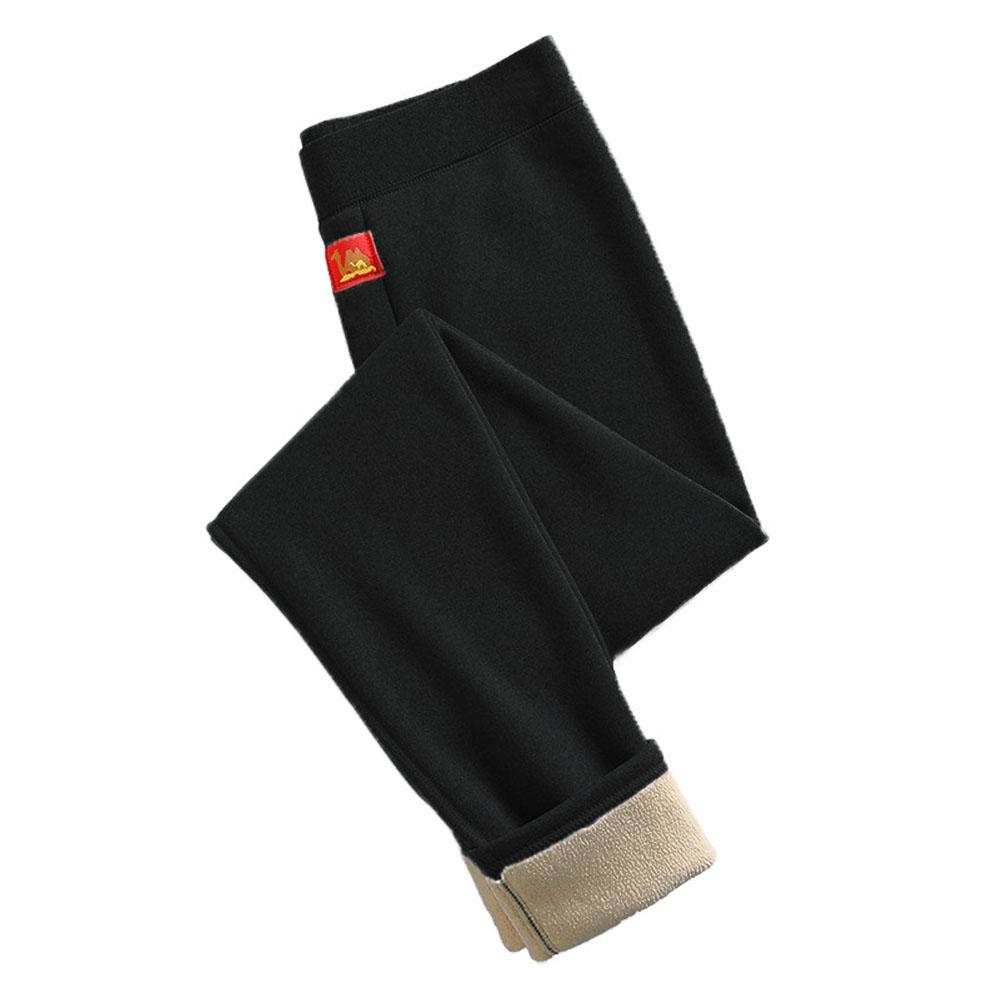 

Мужские высококачественные зимние леггинсы Plus Velvet, термобелье, одежда, брюки, уличные толстые брюки XL чёрный