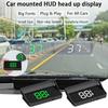 New Digital Speedometer W1 GPS HUD Plug And Play Head Up Display For all Cars Big Font KMH Windshield Projector Car Accessories
