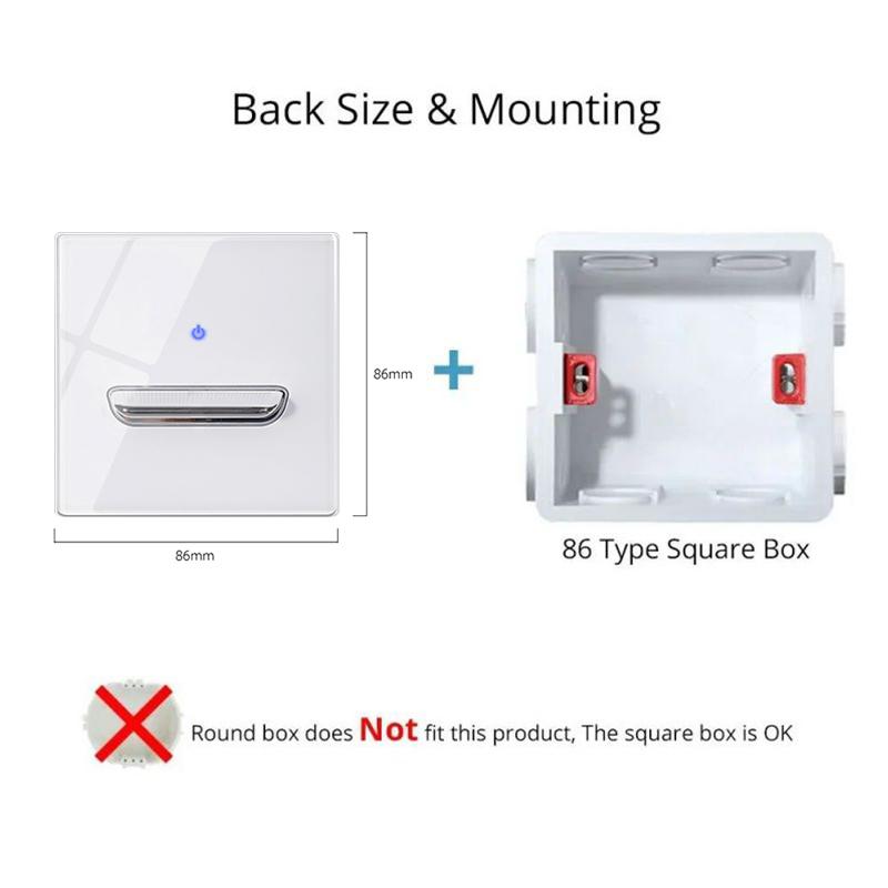 White Tempered Glass Wall Switch Panel Led European 16a Socket Retro Toggle Light Switch Eu Uk Standard 2usb Socket 1Gang-4gang