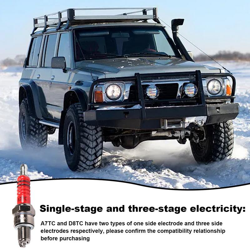 Motorcycle Spark Plug Motocross Kart Spark Plug Automotive Racing Spark Plug A7TC D8TC For SUV Go Kart Scooter Motorcycle
