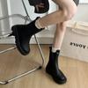 Chelsea Cigarette Boots Women's New Shoes Black Short Boots Large Size Martin Boots Spring and Autumn Boots