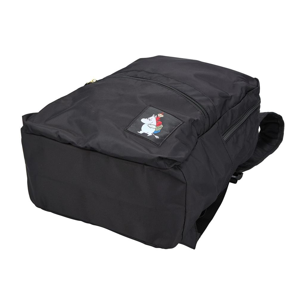 Moomin Faltrucksack mit Aufbewahrungstasche H0130 MC35.Schwarz Mein und Moomin