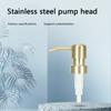 Easy To Install Stainless Steel Pump Head Compatible with Bottles