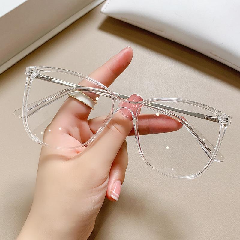 

Большая оправа для женских очков «кошачий глаз» с анти-синим светом, модная оправа для компьютерных очков Tr90, прозрачная оправа для очков Óculos De Grau Feminino