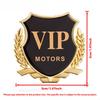 Car Sticker Creative Personality VIP Car Logo Car VIP Word Mark Side Mark Decorative Sticker Modified Metal Tail Mark Sticker