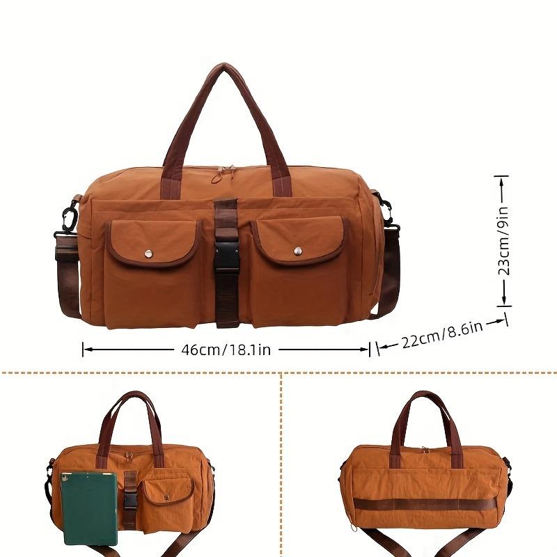 Large Capacity Gym & Travel Duffel Bag with Dry/Wet Separation, Spacious Weekend Travel Duffels,  Ideal for Travel and Fitness Enthusiasts