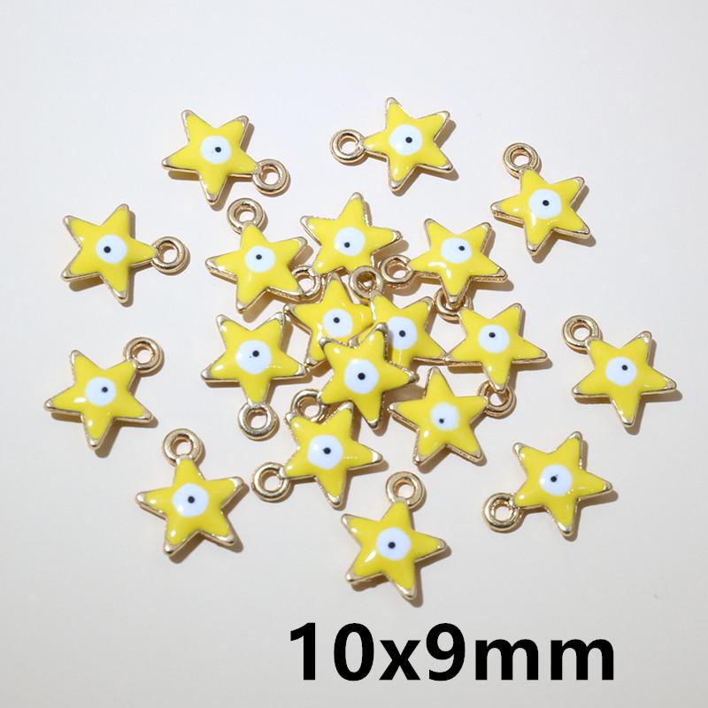 30pcs 15x13mm Enamel Heart Charms Pendant Alloy Metal DIY Jewelry Making Accessories for Earrings Bracelet Necklace Findings