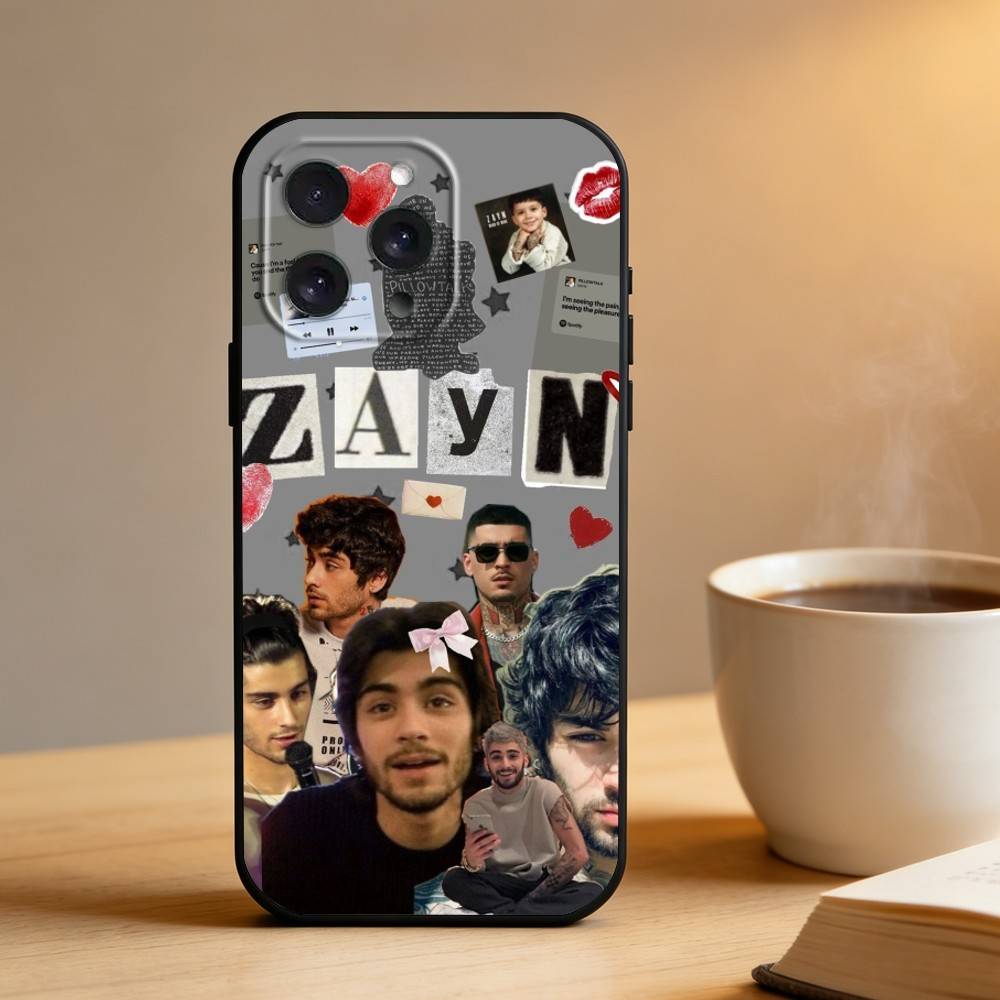 Singer Z-Zayn M-Malik Phone Case For iPhone 17 16 15 14 13 12 Max Plus Silicone Black Cover