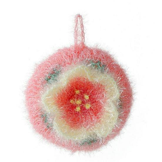 

Acrylic Cherry Blossom Dishcloth - Cute, Absorbent & Ideal for Household Use