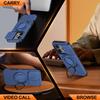 Slide Camera Lens Protector Case for Honor 600 Lite Phone Case Built-in 360° Rotatable Ring Kickstand