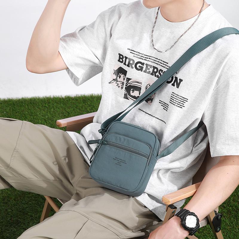 Men's Shoulder Bag Multi-compartment Mobile Phone Bag