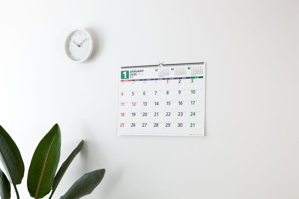 Takahashi 2026 Wall Calendar B3 E55