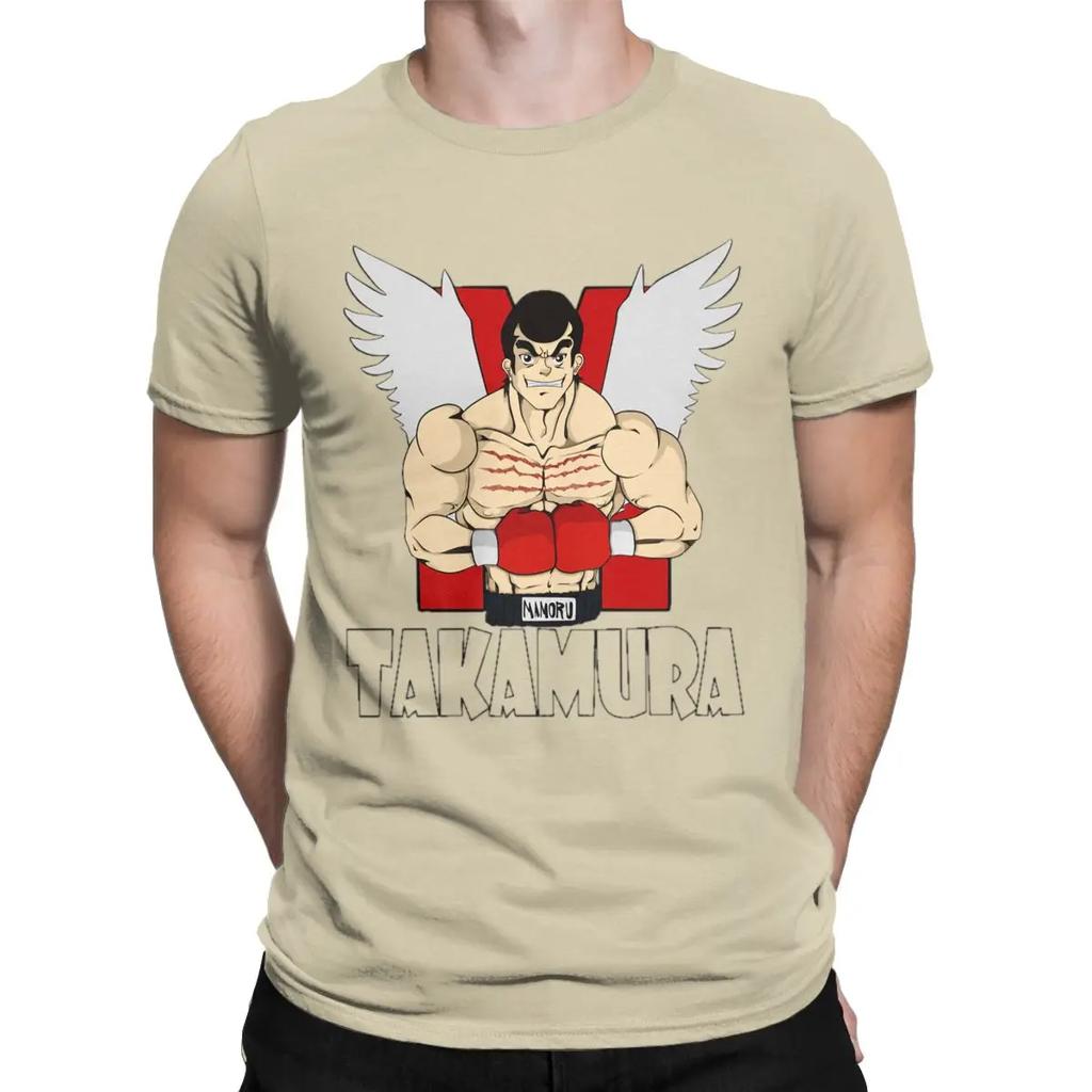 Men's Mamoru Takamura Hajime No Ippo KBG T Shirt 100% Cotton Clothes Awesome Short Sleeve O Neck Tee Shirt Gift Idea T-Shirts