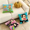 Fashion PPauls FFrank Square DoubleSided Printed Pillow Case Bedroom Bedside Pillow Sofa Cushion Cover Gift
