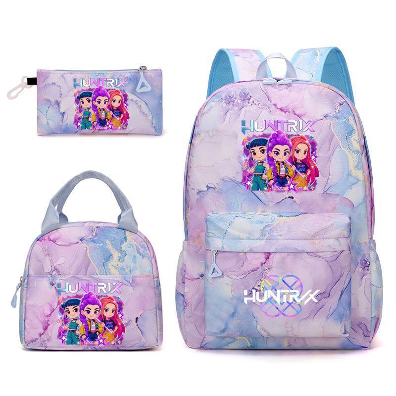Kpopn Witch Hunter Backpack Elementary School School Style School Bag Travel Backpack Three-Piece Set