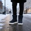 Fashion Fleece,lined Warm And Comfortable Cotton Boots
